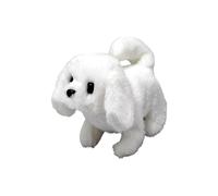 YROHGKPN Juguete eléctrico interactivo para perros con voz de movimiento realista, juguete para cachorros de peluche suave para niños pequeños, perro robot eléctrico de aprendizaje de cuervos para