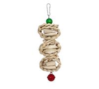 YROHGKPN Juguete interactivo para molares de pájaro ayuda a mantener picos saludables y proporciona diversión durante más tiempo. Materiales seguros perfectos para todos los pájaros loros colgantes