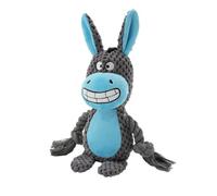 YROHGKPN Juguete masticable de peluche duradero para perros con ruido chirriante para un juego divertido y cuidado dental, fácil de limpiar a mano, juguete para aliviar el aburrimiento del perro