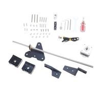 YROHGKPN Kit de actualización de barras de tornillo, cable doble, pieza de impresora 3D, kit de línea de eje Z, alta precisión para extensión de motor paso a paso 3 3S