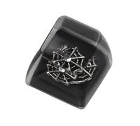 YROHGKPN Las teclas translúcidas de resina oscura con superficie suave al tacto mejoran la comodidad de escritura para teclados de la serie oscura