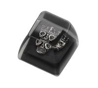 YROHGKPN Las teclas translúcidas de resina oscura con superficie suave al tacto mejoran la comodidad de escritura para teclados de la serie oscura