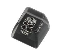 YROHGKPN Las teclas translúcidas de resina oscura con superficie suave al tacto mejoran la comodidad de escritura para teclados de la serie oscura