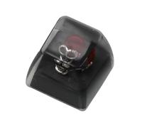 YROHGKPN Las teclas translúcidas de resina oscura con superficie suave al tacto mejoran la comodidad de escritura para teclados de la serie oscura