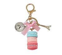 YROHGKPN Llavero con colgante de macaron colorido Effiel con diseño de torre de Effiel, para bolso, bolso, mochila, bolso, llavero, bonito llavero, b, Talla única