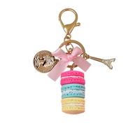 YROHGKPN Llavero con colgante de macaron colorido Effiel con diseño de torre de Effiel, para bolso, bolso, mochila, bolso, llavero, bonito llavero, Rose Red Blue 6, Talla única