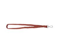 YROHGKPN Llavero de cordón trenzado elegante tejido a mano multifuncional para estudiantes, soporte seguro para tarjetas de identificación, cuerda de algodón, cordón para estudiantes, llavero de