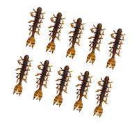 YROHGKPN Los señuelos de pesca artificiales cuentan con un diseño de cola curva que aumenta la capacidad de flotación de los peces y atrae a los cebos de camarones para los pescadores