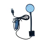 YROHGKPN Luz LED para acuarios, iluminación de espectro completo, ajuste de brillo, ideal para corales, iluminación LED