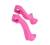 YROHGKPN Manillar de bicicleta de montaña, mango de plástico, extremos de barra, extensión, manillar, empuñadura para el pulgar, soporte ajustable, pulgar, almohadilla ajustable