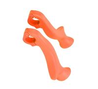YROHGKPN Manillar de bicicleta de montaña, mango de plástico, extremos de barra, extensión, manillar, empuñadura para el pulgar, soporte ajustable, pulgar, almohadilla ajustable