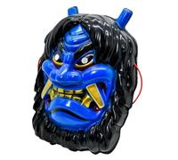 YROHGKPN Máscara de diablo para mujer y hombre, mascarada, cosplay, fiesta, baile de máscaras, cara completa para Halloween, decoración, fotografía, mitad del diablo