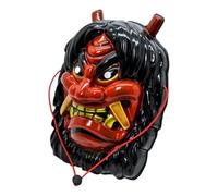 YROHGKPN Máscara de diablo para mujer y hombre, mascarada, cosplay, fiesta, baile de máscaras, cara completa para Halloween, decoración, fotografía, mitad del diablo