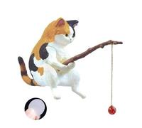 YROHGKPN Miniatura coche gatos ángel ornamento colorido resina salpicadero para vehículo salpicadero interior Angel gatos juguete