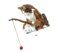 YROHGKPN Miniatura coche gatos ángel ornamento colorido resina salpicadero para vehículo salpicadero interior Angel gatos juguete