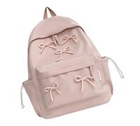 YROHGKPN Mochila estilo japonés hermosos lazos para estudiantes, escuela, gran capacidad, monocolor, mochila de viaje, mochila de día para estudiantes, escuela, viajes, gran capacidad portátil, b