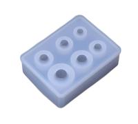 YROHGKPN Molde de silicona, colgante, 9/12/15/16/20/25 mm, molde de joyería, fundición, fabricación de resina epoxi, molde para manualidades, regalo para niñas, resina epoxi