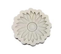 YROHGKPN Moldes de silicona 3D de girasoles para fondant, moldes para manualidades, tartas, dulces, chocolate, glaseado, herramientas para hornear, decoración de pasteles, moldes de silicona para