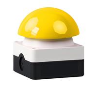 YROHGKPN Multipropósito Cabeza de Seta de Emergencia Interruptor de botón, bloqueable, impermeable, adecuado para botón de parada para máquinas y equipos de automatización