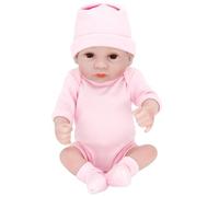 YROHGKPN Muñeca de renacimiento de 28 cm, lavable a mano con brazo y pierna móviles, muñeca suave para niños pequeños, regalo de cumpleaños, renacimiento hecho a mano, peso realista, bebé