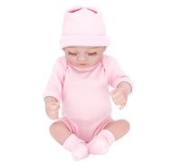 YROHGKPN Muñeca de renacimiento de 28 cm, lavable a mano con brazo y pierna móviles, muñeca suave para niños pequeños, regalo de cumpleaños, renacimiento hecho a mano, peso realista, bebé