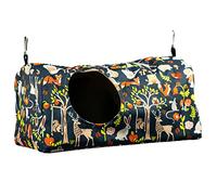 YROHGKPN Nido de pájaro cálido, cama para dormir, casa de loros, hamaca colgante, nido colgante, cama para loros