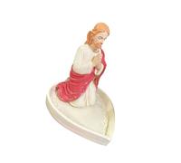 YROHGKPN Organizador de estatuas de resina para almacenamiento de collares y exhibición de joyas religiosas artísticas de resina para encimera de cocina