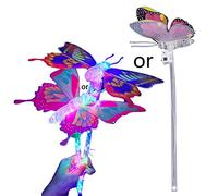 YROHGKPN Palillo mágico de mano princesa linterna LED varita mágica accesorios para escenarios al aire libre para jugar juguete luminoso, brilla en la oscuridad niña juguete luminoso favorito