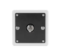 YROHGKPN Panel de interruptor de control individual o doble acrílico multiusos, botón pulsador para dormitorio y oficina cubiertas de luz