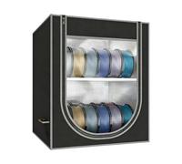 YROHGKPN Paquete de 12 cajas de almacenamiento de filamentos 3D de doble capa para 12 rollos de filamentos de caja protectora