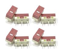 YROHGKPN Para HUANO Silent Micro Interruptor de Silencio Micro Botón de Silencio 8 Unidades/Set Ratón Microinterruptor Microinterruptor Encendido/Apagado
