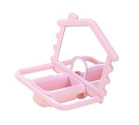 YROHGKPN Perchas multifuncionales para pájaros y comederos para jaulas de pájaros. Plástico seguro que promueve la actividad y la curiosidad. Perchas para mascotas no tóxicas