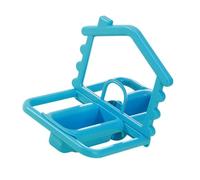 YROHGKPN Perchas multifuncionales para pájaros y comederos para jaulas de pájaros. Plástico seguro que promueve la actividad y la curiosidad. Perchas para mascotas no tóxicas