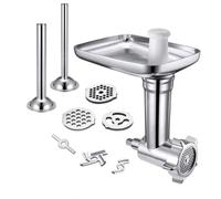 YROHGKPN Picador de carne de metal para batidora de pie, picadora de carne, relleno de salchichas, relleno de salchichas con accesorio perfecto