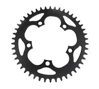 YROHGKPN Placa de cadena de aleación 46T en todo el mundo. Diseño de conmutación sin costuras para condiciones exigentes de conducción en tierra y sendero. Plato estrecho y ancho