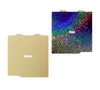 YROHGKPN Placa de construcción gruesa para impresora 184 mm sprinkle oro brillante plan resistente al calor flexible superficie desmontable PEI película de impresión para PETG ABS TPU