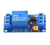 YROHGKPN Placa de relé de 1 canal con aislamiento de optoacoplador de disparador alto bajo 3, 3 V, 5 V, 12 V, 24 V, fallas de seguridad, módulo de relé LED, módulo de relé alto y bajo, optoacoplador