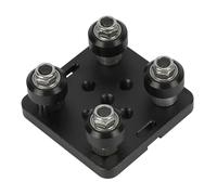 YROHGKPN Placas de aluminio V fáciles de instalar - Placas de portal de rueda Openbuild para proyectos y fines educativos. Placa de ranura de aluminio V