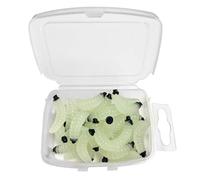 YROHGKPN Plástico blando, gusanos, lombrices de tierra, cebo, pan artificial, señuelos de pesca, señuelos artificiales, señuelos de pesca