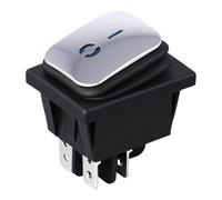 YROHGKPN Práctico interruptor basculante impermeable IP65 16 A con luz de control para electrodomésticos e instalaciones industriales pequeños interruptores basculantes