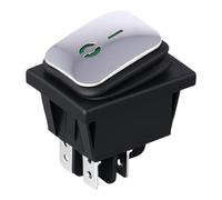 YROHGKPN Práctico interruptor basculante impermeable IP65 16 A con luz de control para electrodomésticos e instalaciones industriales pequeños interruptores basculantes