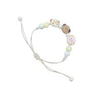 YROHGKPN Pulsera de cerámica distintiva tejida a mano con diseño de perro para estilos de dibujos animados y regalo de cerámica de moda, talla única, como se describe
