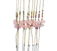 YROHGKPN Pulsera de flores trenzadas de moda para parejas bendecidas y felices, amigas, compañeras de clase, regalo para mujeres, pulsera elegante, talla única, como se describe