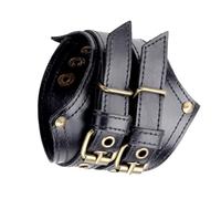 YROHGKPN Pulsera de piel de vaca punk vintage, pulsera de piel de vacuno de moda, joyas para hombres y mujeres que buscan individualidad, correa de cuero, talla única, como se describe