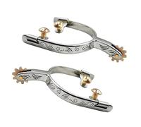 YROHGKPN Puntada de bronce antiguo, plata alemana, adornos, accesorios de jinete para jinetes profesionales, retro de bronce, jinete, plata alemana