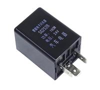 YROHGKPN Relé electrónico intermitente de 12 V 24 V de alto rendimiento de 3 pines para LED y bombillas incandescentes para coche vehículo LED