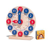 YROHGKPN Reloj de aprendizaje para niños que dice el tiempo para relojes analógicos y digitales, accesorios para el aprendizaje en clases escolares