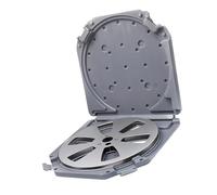 YROHGKPN Resistente solución de almacenamiento de cinta abierta para ruedas de 7 pulgadas y 6 agujeros. Incluye bolsa de transporte extraíble. Caja de almacenamiento de cinta de aluminio de siete pies