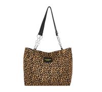 YROHGKPN Retro leopardo impresión PU bolsa de gran capacidad hombro moda antebrazo monedero para damas oficina uso diario suave pu viajero, amarillo