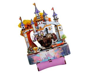 YROHGKPN Rompecabezas de Halloween, caja de música, decoración de fiesta, kits de manualidades de madera para proyectos de vacaciones y regalos creativos